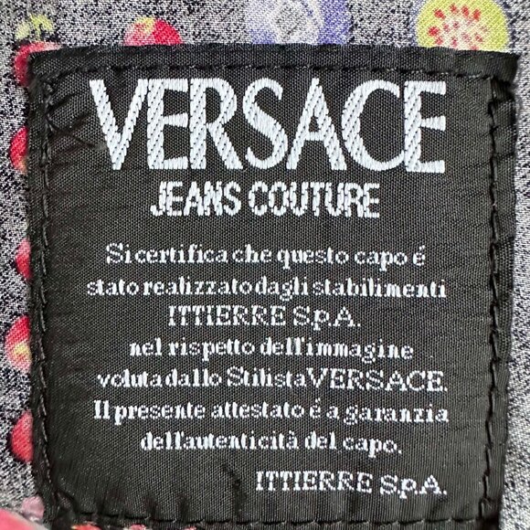 ๐ EUC Versace Jeans Couture Fruits Collection Pants, Size 31 ๐ - Picture 5 of 6